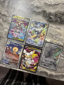 5 Bulk Ascended Heroes IR Cards NM/M Pokemon TCG Card Bundle - Image 1