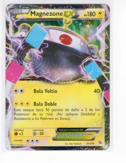 ~ESP~ SPANISH Magnezone EX 35/106 FLASHFIRE Pokemon Card (Z1) - Image 1