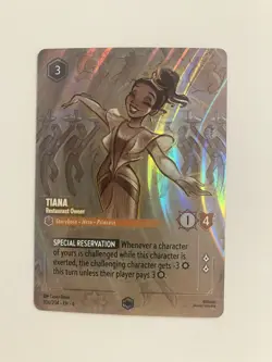 1x Tiana - Restaurant Owner - 206/204 - Enchanted - Holofoil NM-Mint Disney Lorc - Image 1