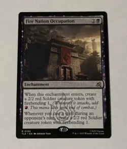 MTG Fire Nation Occupation - Avatar: The Last Airbender: Eternal-Legal NM - Image 1