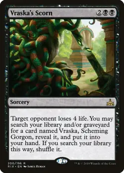 MTG Vraska's Scorn ** Rivals of Ixalan ** English (LP) - Image 1