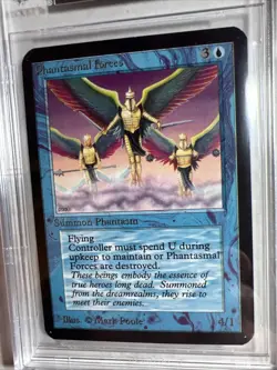 MTG Alpha Phantasmal Forces BGS 9 Quad+ Mint (Gem Mint surface) 1993 - Image 3