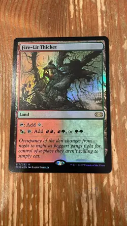 MTG - NM - Fire-Lit Thicket - Double Masters - Image 1