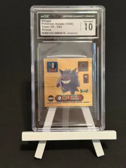 CGC Gem Mint 10 - Gengar (Bronze Holo) - D63 - Pokemon Amada - 1998 Super DX - Image 4