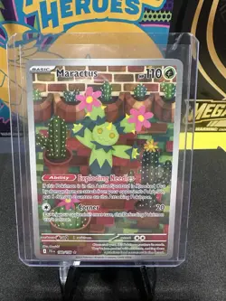 Pokemon TCG Maractus Sv09 Journey Together 160/159 Illustration Rare Holo 110 HP - Image 1