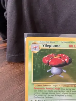 Pokemon Vileplume Jungle Holo Rare Unlimited 15/64 1999 80 HP English - Image 2