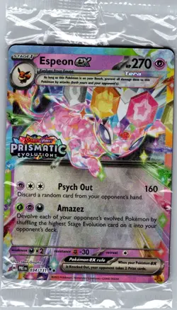 Sealed - Espeon ex - (Prismatic Evolutions Stamp) 034/131 - Pokemon Card - Image 1