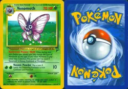VENOMOTH 31/130 RARE BASE SET 2 POKEMON MP - Image 3