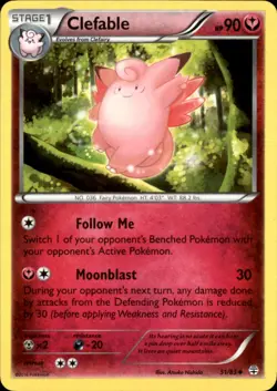 Clefable 51/83 Uncommon Generations Pokemon NM - Image 1
