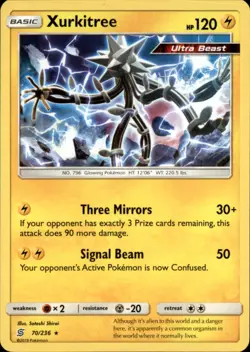 Xurkitree 70/236 Rare Unified Minds Pokemon NM - Image 1
