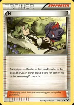 N 105/124 Uncommon Fates Collide Pokemon NM - Image 1