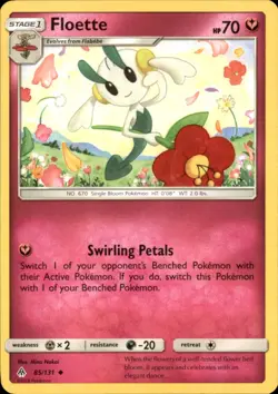Floette 85/131 Uncommon Forbidden Light Pokemon NM - Image 1