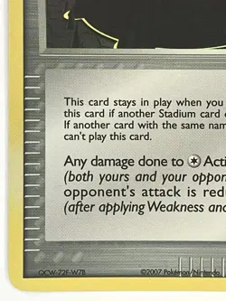 Drake's Stadium 72/108 Stamped Promo Ex Power Keepers Pokemon Card Holo UNC LP - Image 5