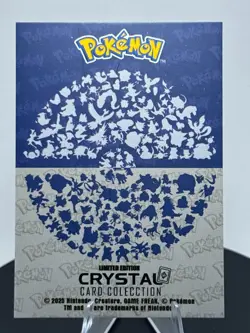 Mew #151 - Red Crystal Holo Box Hit - Crystal Dark Black - Pokemon Card - Image 2