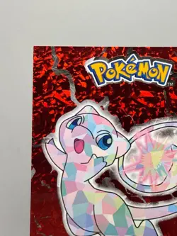 Mew #151 - Red Crystal Holo Box Hit - Crystal Dark Black - Pokemon Card - Image 4