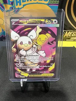 Pokemon TCG Mega Audino EX XY 253/217 Ultra Rare 270 HP Mega Evolution Card - Image 1