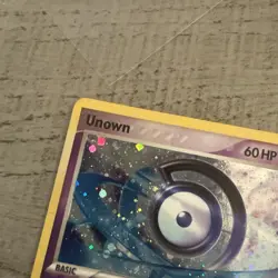 Unown (D) D/28 Unseen Forces Holo Rare Lightly Played Pokemon Vintage 2005 S/PIC - Image 3