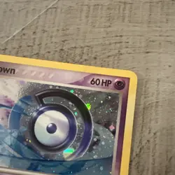 Unown (D) D/28 Unseen Forces Holo Rare Lightly Played Pokemon Vintage 2005 S/PIC - Image 4