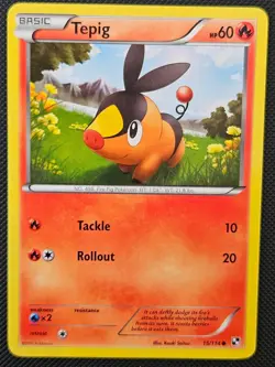 TEPIG 15/114 C BLACK & WHITE POKEMON NM/M - Image 1