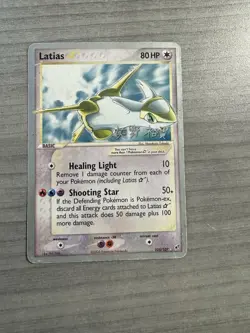 Pokemon 2006 World Championships Gold Star Latias 105/107 (Heavy Play) - Image 1