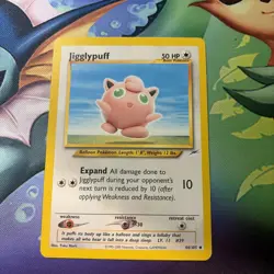 Jigglypuff 44/105 Vintage Pokemon Neo Destiny Set 2002 WOTC YUKA MORII - MP - Image 1