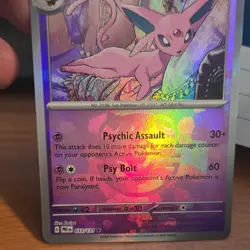 Pokemon Espeon 033/131 Sv: Prismatic Evolutions Master Ball Rare Holo English - Image 2
