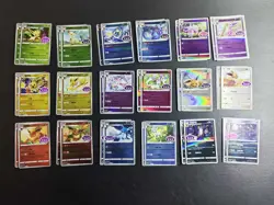 36 Lot Pokemon TCG S-Chinese with 18 different Eevee Gem Pack whole set SE58 - Image 1