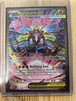 Pokemon Mega Zygarde EX 120/088 Perfect Order near mint fresh to sleeve - Image 1