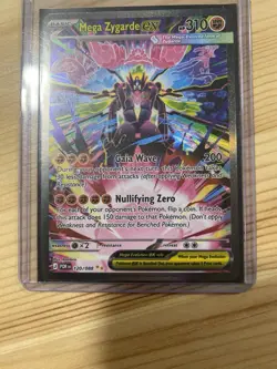 Pokemon Mega Zygarde EX 120/088 Perfect Order near mint fresh to sleeve - Image 2