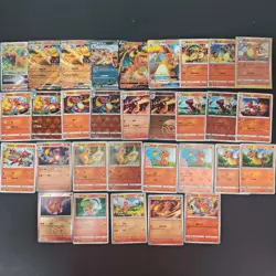 31*Lot Pokemon TCG Charizard Charmander Charmeleon Master Ball Holo #21 KB72 - Image 1
