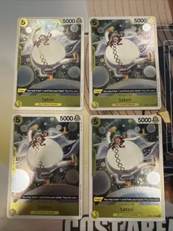 One Piece TCG Satori OP05-105 Awakening Of The New Era 4x Playset Rare English - Image 1