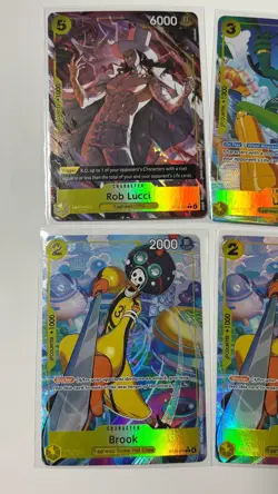 One Piece Egghead Starter Deck Alt Art Lot: Lucci Usopp Franky Brook Stussy - Image 2