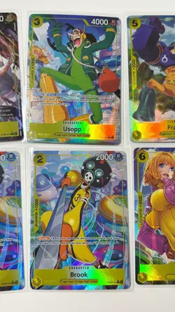 One Piece Egghead Starter Deck Alt Art Lot: Lucci Usopp Franky Brook Stussy - Image 3