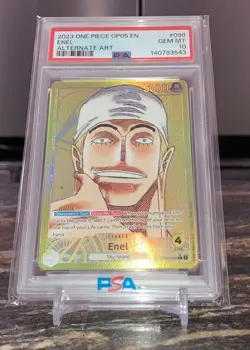 Enel Alt Art Leader - OP05 - One Piece TCG - PSA 10 English - Image 1