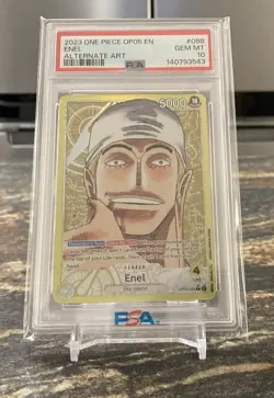 Enel Alt Art Leader - OP05 - One Piece TCG - PSA 10 English - Image 2