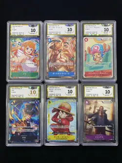 2025 One Piece JPN Trafalgar D. Water Law P-106 P PGS 10 Full Art Lot*6 LU57 - Image 1