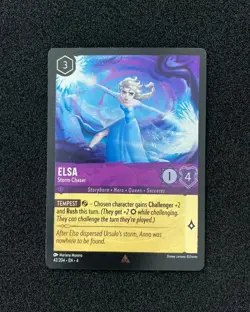 2024 Disney Lorcana TCG English Elsa 42/204 EN Ursula's Return Rare KB67 - Image 1