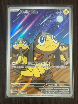 Helioptile 143/132 Illustration Rare Mega Evolution Pokemon NM - Image 1