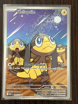 Helioptile 143/132 Illustration Rare Mega Evolution Pokemon NM - Image 1