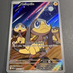 Pokemon TCG Helioptile Illustration Rare Mega Evolution Card 143/132 NM - Image 1