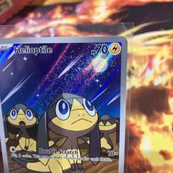 2025 Pokemon TCG Mega Evolution 143/132 Helioptile Illustration Rare IR NM - Image 4