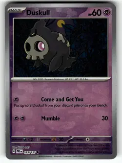 Duskull (Master Ball Pattern) 035/131 Prismatic Evolutions NM Pokemon Card TCG - Image 1