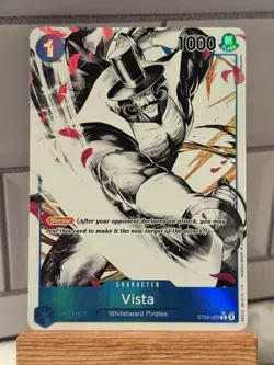 Vista C ST22-009 Parallel English ONE PIECE Card Starter Deck Ace Newgate - NM - Image 1