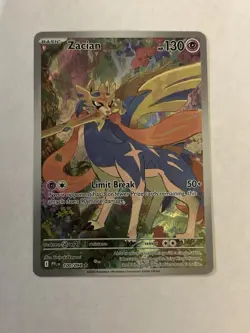 Pokemon TCG Zacian 100/094 Phantasmal Flames Illustration Rare NM Card - Image 1