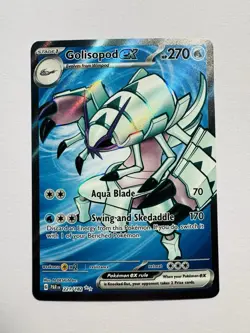 Pokemon TCG Golisopod EX Holo Ultra Rare Card 221/182 Paradox Rift - Image 1