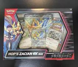 Hop’s Zacian EX Collection Box 4 Booster Packs And Promo Card NEW UNOPENED - Image 1