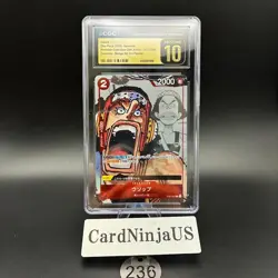 CGC 10 PRISTINE Usopp Parallel ST01-002 C 25th Edition ONE PIECE Card Game 236 - Image 1