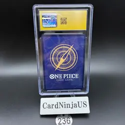 CGC 10 PRISTINE Usopp Parallel ST01-002 C 25th Edition ONE PIECE Card Game 236 - Image 2