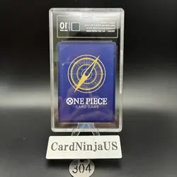 TAG 10 GEM MINT Hibari OP11-010 SR Flagship Battle Prize - ONE PIECE Card Game - Image 2