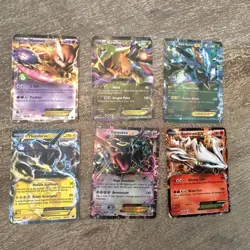 Pokemon TCG Card Lot EX Holo Mewtwo Giratina Rayquaza Black Kyurem Reshiram - Image 1